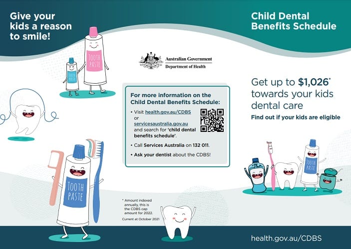 child dental benefit schedule